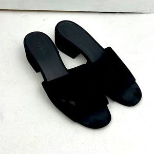 Vince Rachelle Suede Sandals block heel